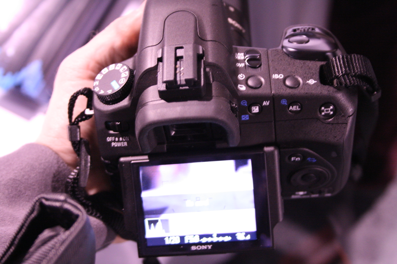 Illustration for article titled Shifty Eyes On Sony Alpha 350: Shooting from the Hip